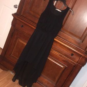 Cute black high low dress !